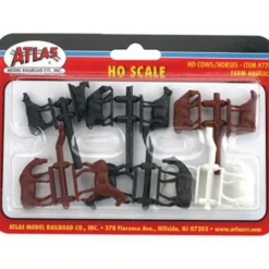 Trains|Atlas 778 HO Cows & Horses Farm Animals - Model Train Junction: Quality Parts and Art Supplies