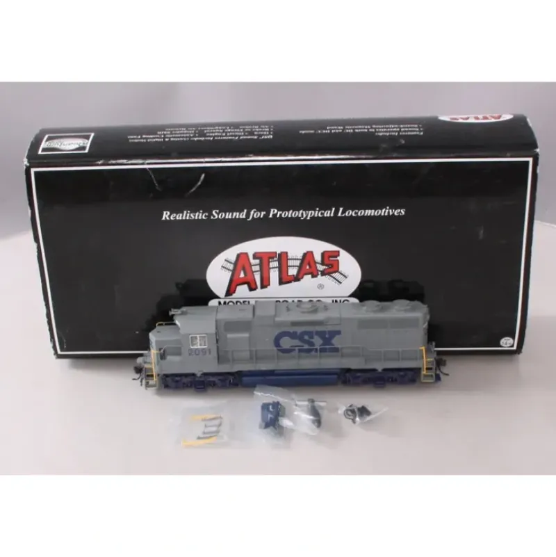 Trains|Atlas 10000159 HO CSX GP38 Diesel Locomotive w/Decoder #2091 - Model Train Junction: Quality Parts and Art Supplies