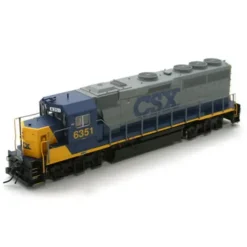 Trains|Atlas 10000405 HO CSX GP40-2 Phase I Diesel Locomotive w/DCC & Sound #6351 - Model Train Junction: Quality Parts and Art Supplies