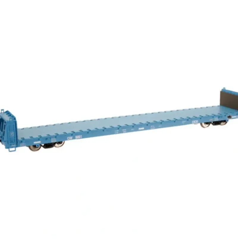 Trains|Atlas 20000615 HO CW Short Bulkhead Flat Car #6040 - Model Train Junction: Quality Parts and Art Supplies