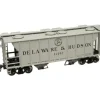 Trains|Atlas 11304 HO Delaware & Hudson PS-2 Covered Hopper #12142 - Model Train Junction: Quality Parts and Art Supplies