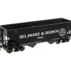 Trains|Atlas 20000983 HO Delaware & Hudson Trainman 2-Bay Offset Hopper #6464 - Model Train Junction: Quality Parts and Art Supplies