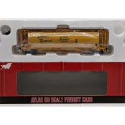 Trains|Atlas 1954-1 HO Illinois Terminal 125 ACF 6 Bay Cylindrical Hopper Car #125 LN/Box - Model Train Junction: Quality Parts and Art Supplies