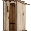 Trains|Atlas 4001008 HO Laser Cut KIT Outhouse - Model Train Junction: Quality Parts and Art Supplies