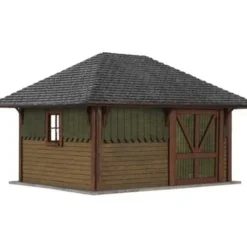 Trains|Atlas 4001009 HO Laser Cut Section House Kit - Model Train Junction: Quality Parts and Art Supplies