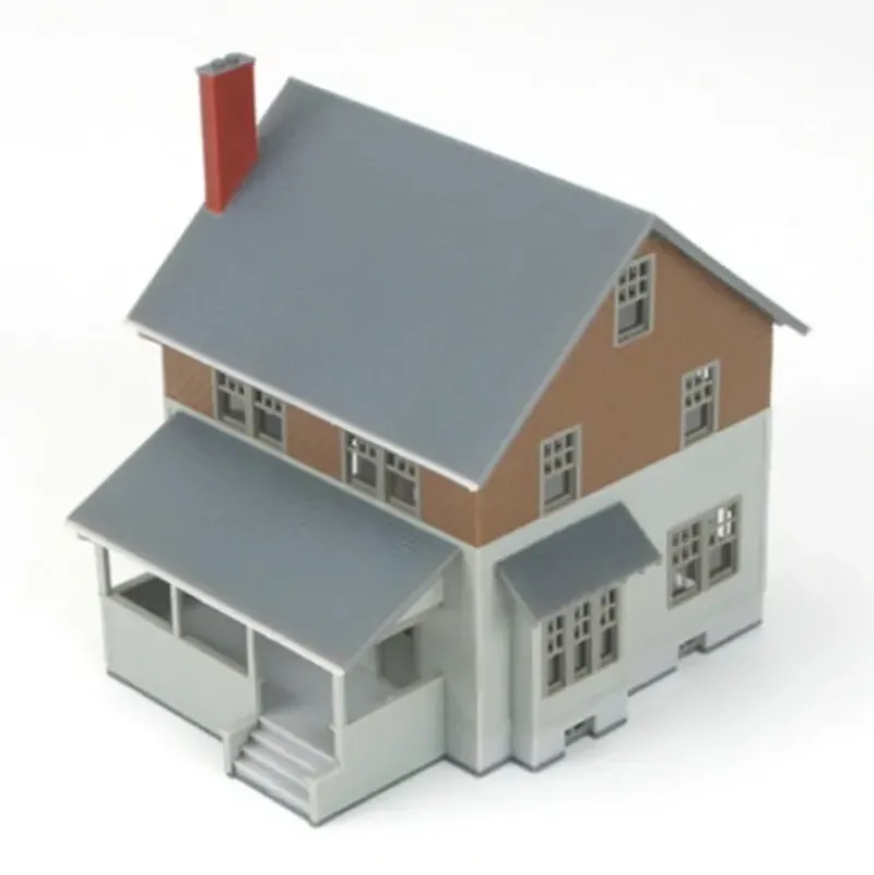 Trains|Atlas 6112 HO Olive Green Kate's Colonial Home Kit - Model Train Junction: Quality Parts and Art Supplies
