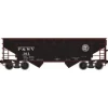 Trains|Atlas 20000995 HO Pittsburgh & West Virginia Trainman 2-Bay Offset Hopper #161 - Model Train Junction: Quality Parts and Art Supplies