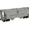 Trains|Atlas 11297 HO PRR Trainman PS-2 Covered Hopper #257723 - Model Train Junction: Quality Parts and Art Supplies