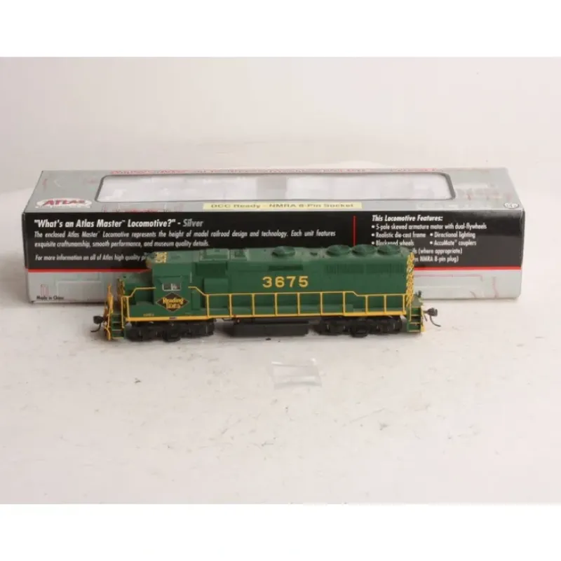 Trains|Atlas 10000420 HO Reading GP40-2 Phase I #3675 - Model Train Junction: Quality Parts and Art Supplies