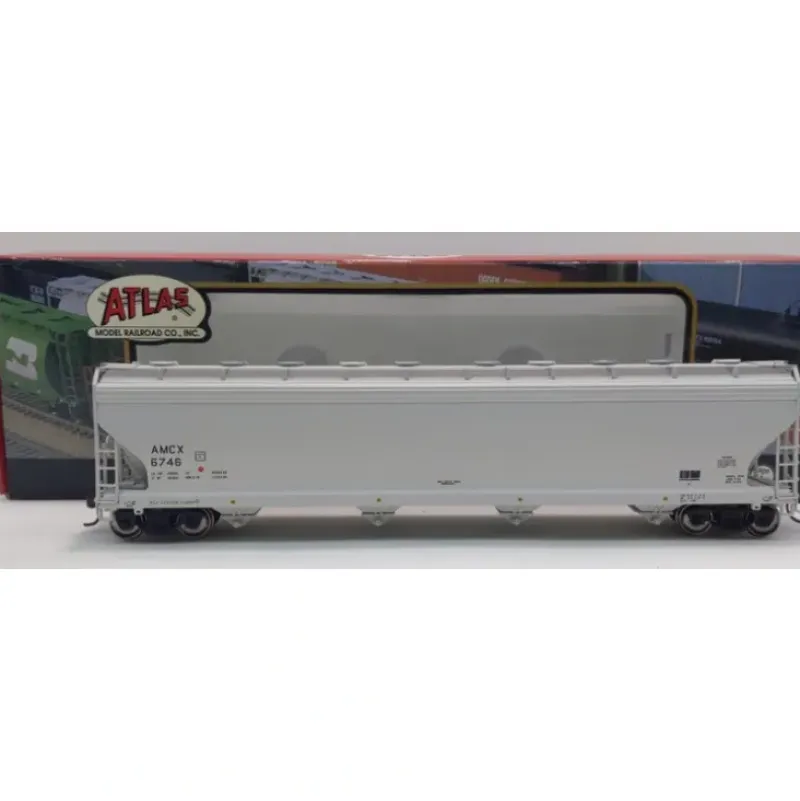 Trains|Atlas 20000433 HO Scale Amoco Chemicals ACF Plastics Hopper Car #6746 - Model Train Junction: Quality Parts and Art Supplies
