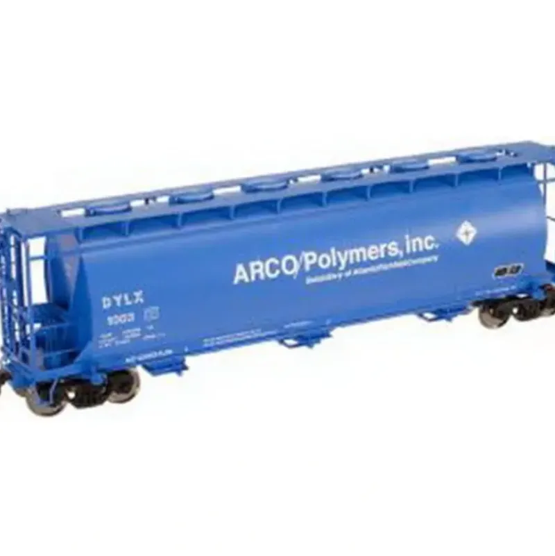 Trains|Atlas 19822 HO Scale ARCO Polymers ACF 3-Bay Cylindrical Hopper #1003 - Model Train Junction: Quality Parts and Art Supplies