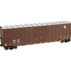 Trains|Atlas 20000396 HO Scale BNSF 50'6" Boxcar #724895 - Model Train Junction: Quality Parts and Art Supplies