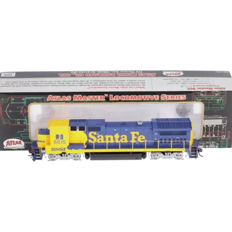 Trains|Atlas 9033 HO Scale BNSF/ATSF Dash 8-40B Powered Diesel Locomotive #8615 - Model Train Junction: Quality Parts and Art Supplies