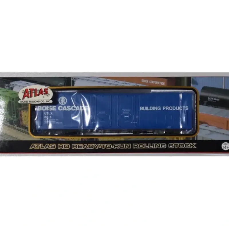 Trains|Atlas 20000767 HO Scale Boise Cascade 53' Evans Plug Door Boxcar #15013 - Model Train Junction: Quality Parts and Art Supplies