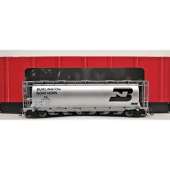 Trains|Atlas 1951-3 HO Scale Burlington Northern 6 Bay Covered Hopper #445034 LN/Box - Model Train Junction: Quality Parts and Art Supplies