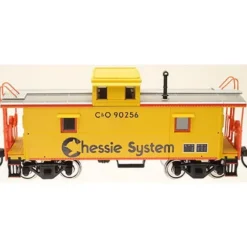 Trains|Atlas 951 HO Scale Chessie C&O-Type Caboose #90256 - Model Train Junction: Quality Parts and Art Supplies