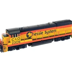 Trains|Atlas 45953 HO Scale Chessie U23B #2306 - Model Train Junction: Quality Parts and Art Supplies