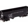 Trains|Atlas 18893 HO Scale Clinchfield 2-Bay Offset Hopper #47206 - Model Train Junction: Quality Parts and Art Supplies