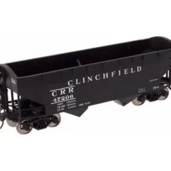 Trains|Atlas 18893 HO Scale Clinchfield 2-Bay Offset Hopper #47206 - Model Train Junction: Quality Parts and Art Supplies