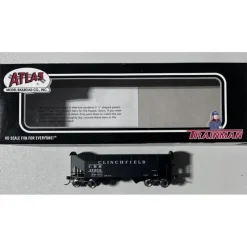 Trains|Atlas 18894 HO Scale Clinchfield 2-Bay Offset Side Hopper #47262 - Model Train Junction: Quality Parts and Art Supplies
