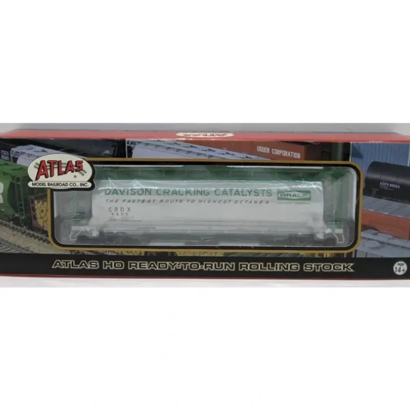 Trains|Atlas 19862 HO Scale Davison 3-Bay Cylindrical Hopper Car #4505 - Model Train Junction: Quality Parts and Art Supplies