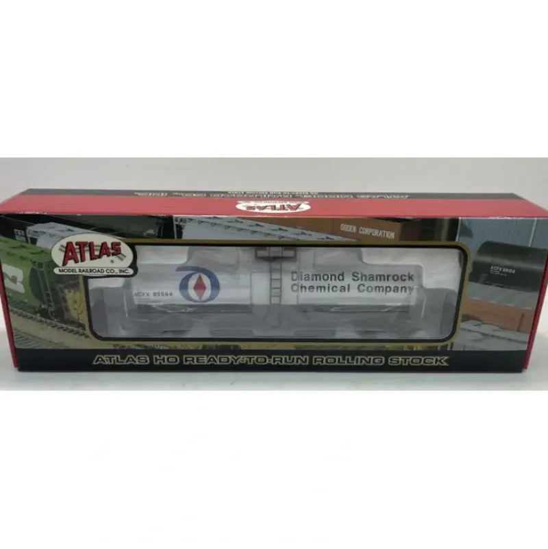 Trains|Atlas 1554-2 HO Scale Diamond Shamrock 17,360 Gallon Tank Car #85564 LN/Box - Model Train Junction: Quality Parts and Art Supplies