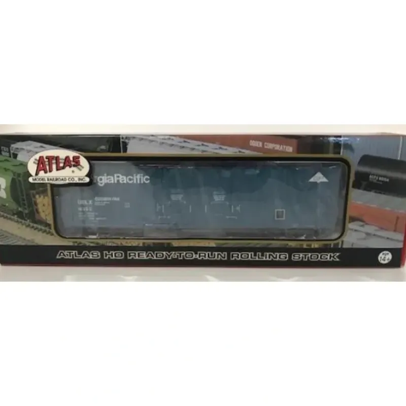 Trains|Atlas 20000337 HO Scale Georgia Pacific 53' Double Plug Door Box Car #16050 - Model Train Junction: Quality Parts and Art Supplies