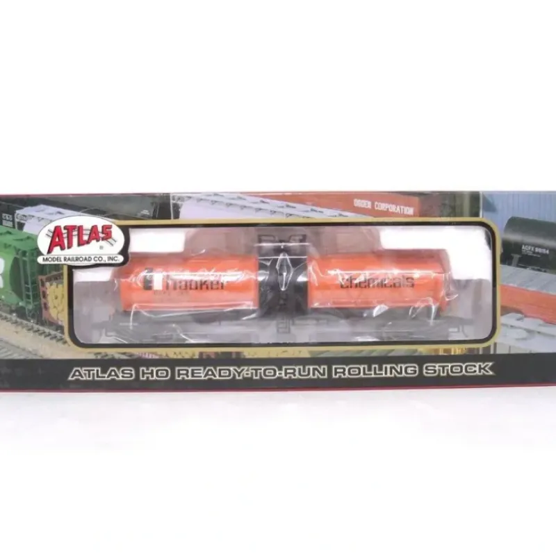Trains|Atlas 1556-2 HO Scale Hooker Chemicals 17,300 Gal. Tank Car #1268 LN/Box - Model Train Junction: Quality Parts and Art Supplies
