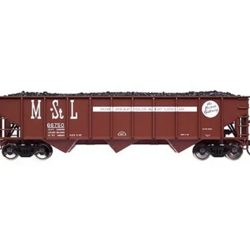 Trains|Atlas 928 HO Scale M&StL 70T 3 Bay Hopper #66746 - Model Train Junction: Quality Parts and Art Supplies