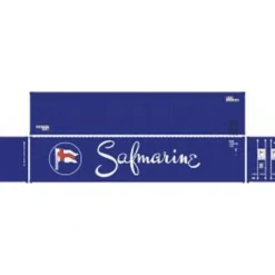 Trains|Atlas 20000809 HO Scale MSKU/Safmarine 40'' Height Container Set #1 (Pack of 3) - Model Train Junction: Quality Parts and Art Supplies
