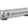 Trains|Atlas 20000546 HO Scale N&W 6-Bay Cylindrical Hopper #71888 - Model Train Junction: Quality Parts and Art Supplies