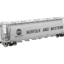 Trains|Atlas 20000546 HO Scale N&W 6-Bay Cylindrical Hopper #71888 - Model Train Junction: Quality Parts and Art Supplies