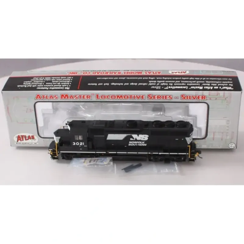 Trains|Atlas 10000658 HO Scale Norfolk Southern GP40-2 Phase 2 Diesel Locomotive #3021 - Model Train Junction: Quality Parts and Art Supplies