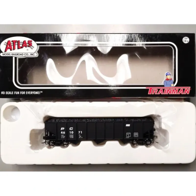 Trains|Atlas 1393 HO Scale Penn Central 70T 3-Bay Hopper #461071 - Model Train Junction: Quality Parts and Art Supplies