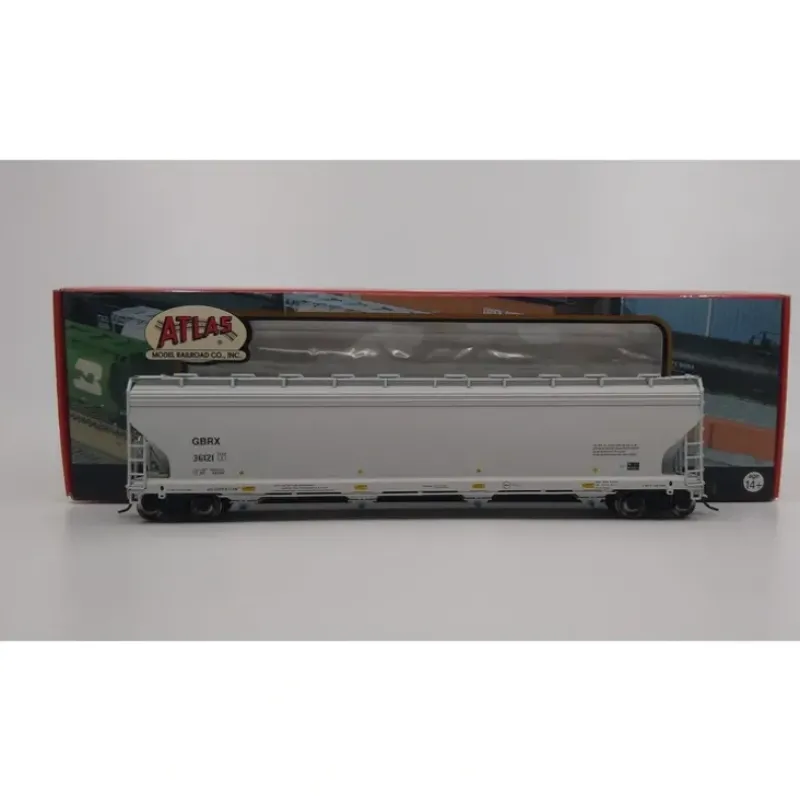 Trains|Atlas 20000284 HO Scale Plastics Greenbrier GBRX ACF Covered Hopper #36121 LN/Box - Model Train Junction: Quality Parts and Art Supplies