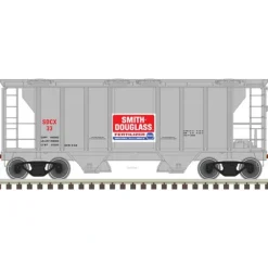 Atlas, 20006560, HO Scale, PS-2 Covered Hopper Smith Douglass SDCX #33 - Model Train Junction: Quality Parts and Art Supplies Sale