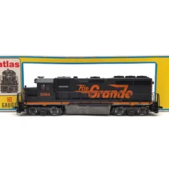 Trains|Atlas 7038 HO Scale Rio Grande GP40 Powered Diesel Locomotive #3084 EX/Box - Model Train Junction: Quality Parts and Art Supplies