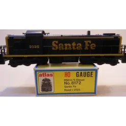 Trains|Atlas 8172 HO Scale Santa Fe RSD 4/5 Diesel Locomotive #2125 LN/Box - Model Train Junction: Quality Parts and Art Supplies