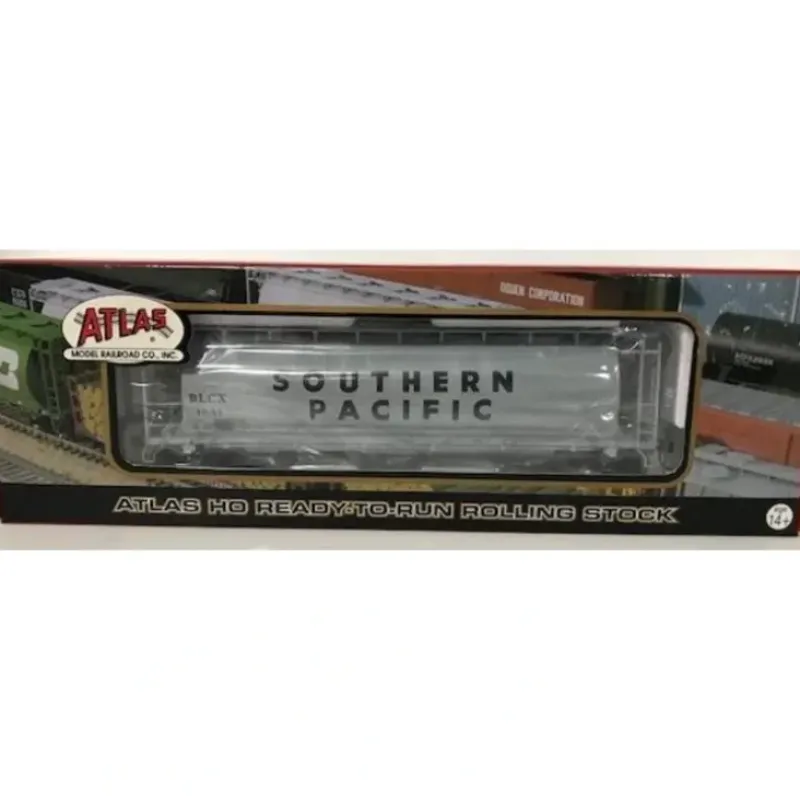 Trains|Atlas 1938-6 HO Scale Southern Pacific ACF 3-Bay Cylindrical Hopper #1041 - Model Train Junction: Quality Parts and Art Supplies