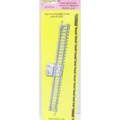 Trains|Atlas 40 HO Scale Straight Terminal Track - Model Train Junction: Quality Parts and Art Supplies