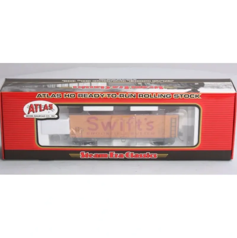 Trains|Atlas 6127-1 HO Swift's- Road 36' Wood Reefer Car #2430 - Model Train Junction: Quality Parts and Art Supplies