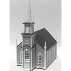 Trains|Atlas 608 HO 19th Century American Church Trackside Built Up - Model Train Junction: Quality Parts and Art Supplies