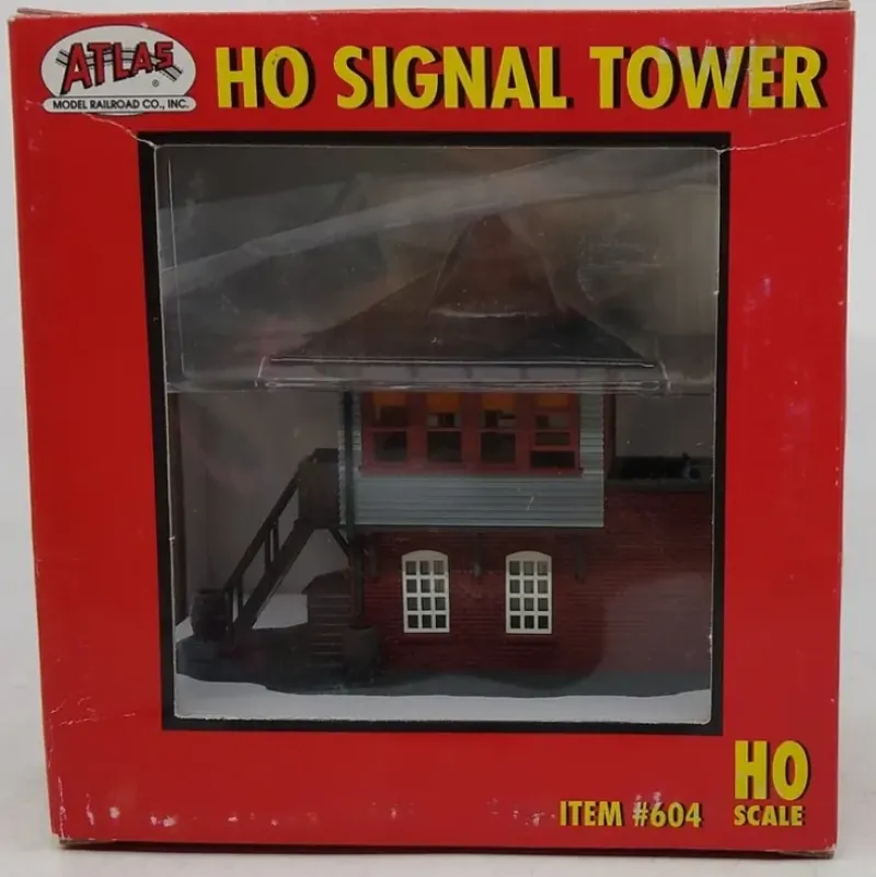 Trains|Atlas 604 HO Trackside Signal Tower Built-up - Model Train Junction: Quality Parts and Art Supplies