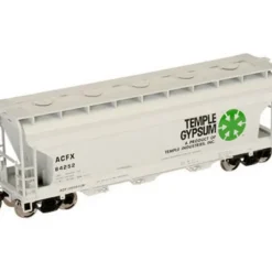 Trains|Atlas 20000878 HO Trainman ACF 3560 Cov Hopper, Temple #64260 - Model Train Junction: Quality Parts and Art Supplies