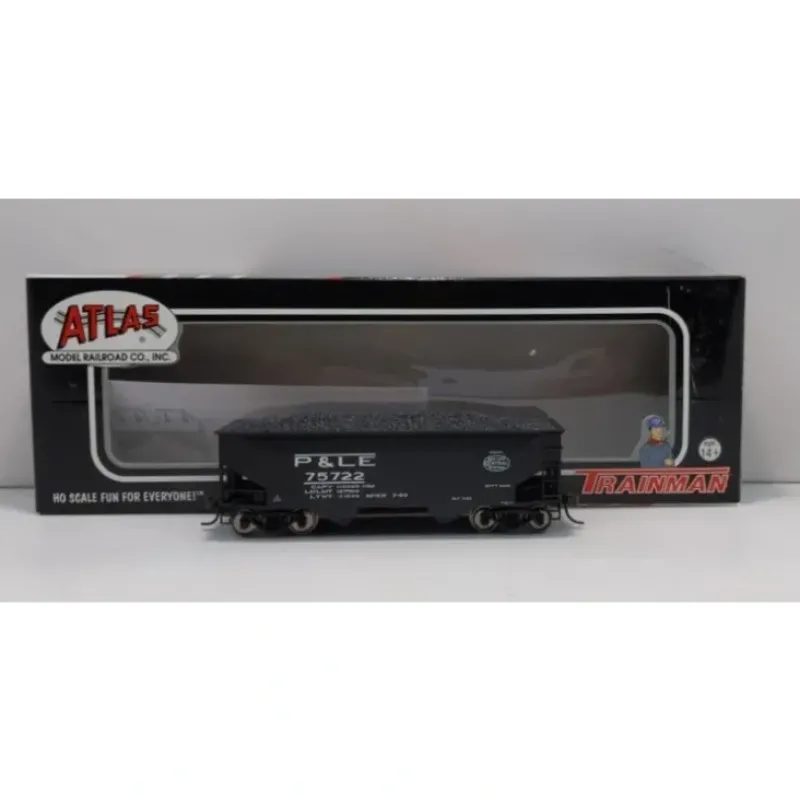 Trains|Atlas 20000984 HO Trainman 2-Bay Offset Hopper, P&LE #75722 - Model Train Junction: Quality Parts and Art Supplies