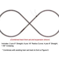 Trains|Atlas 0029 HO Trainman Figure 8 True Track Expansion Pack - Model Train Junction: Quality Parts and Art Supplies
