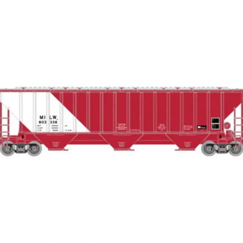 Trains|Atlas 20000896 HO Trainman Thrall 4750 Cov Hopper, MILW #803336 - Model Train Junction: Quality Parts and Art Supplies