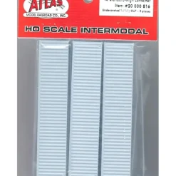 Trains|Atlas 20000816 HO Undecorated 40' Standard Height Container #1 (Pack of 3) - Model Train Junction: Quality Parts and Art Supplies