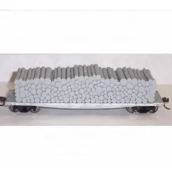 Trains|Atlas 1600 HO -Undecorated Open End Pulpwood Flatcar - Model Train Junction: Quality Parts and Art Supplies