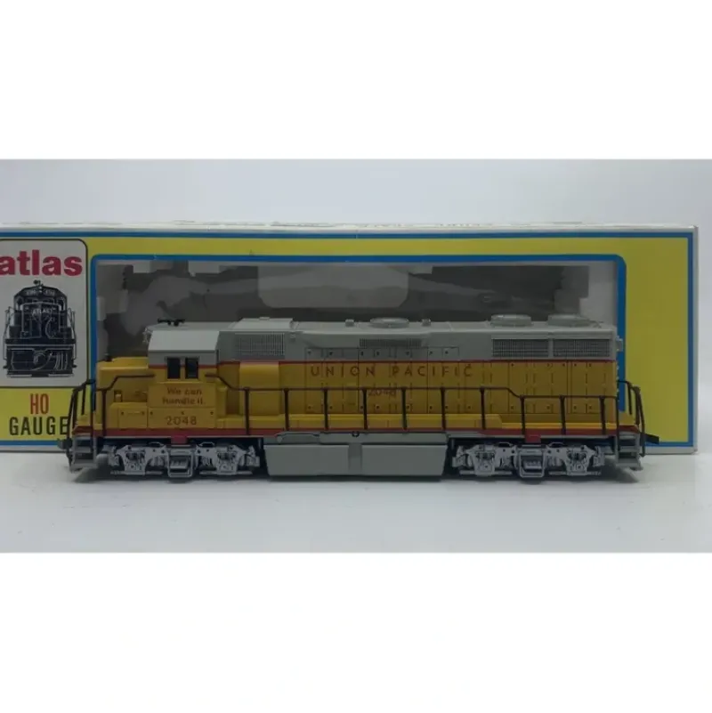 Trains|Atlas 7061 HO Union Pacific GP 38 Diesel Locomotive #2048 EX/Box - Model Train Junction: Quality Parts and Art Supplies